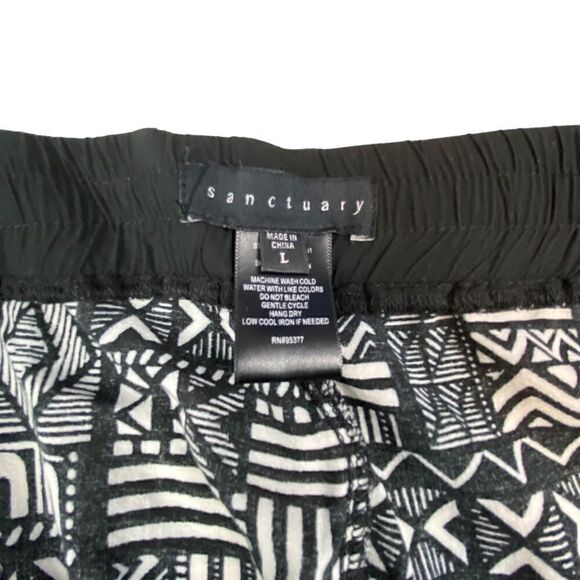 Sanctuary Revolve Tribal Wide Leg Graphic Print Pant Large - Picture 4 of 5